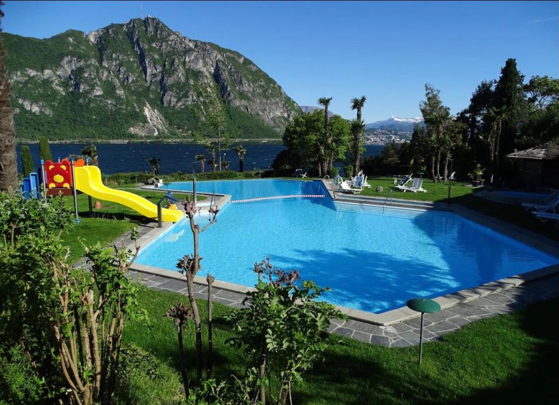 Bellavista Apartment Bissone Luaran gambar