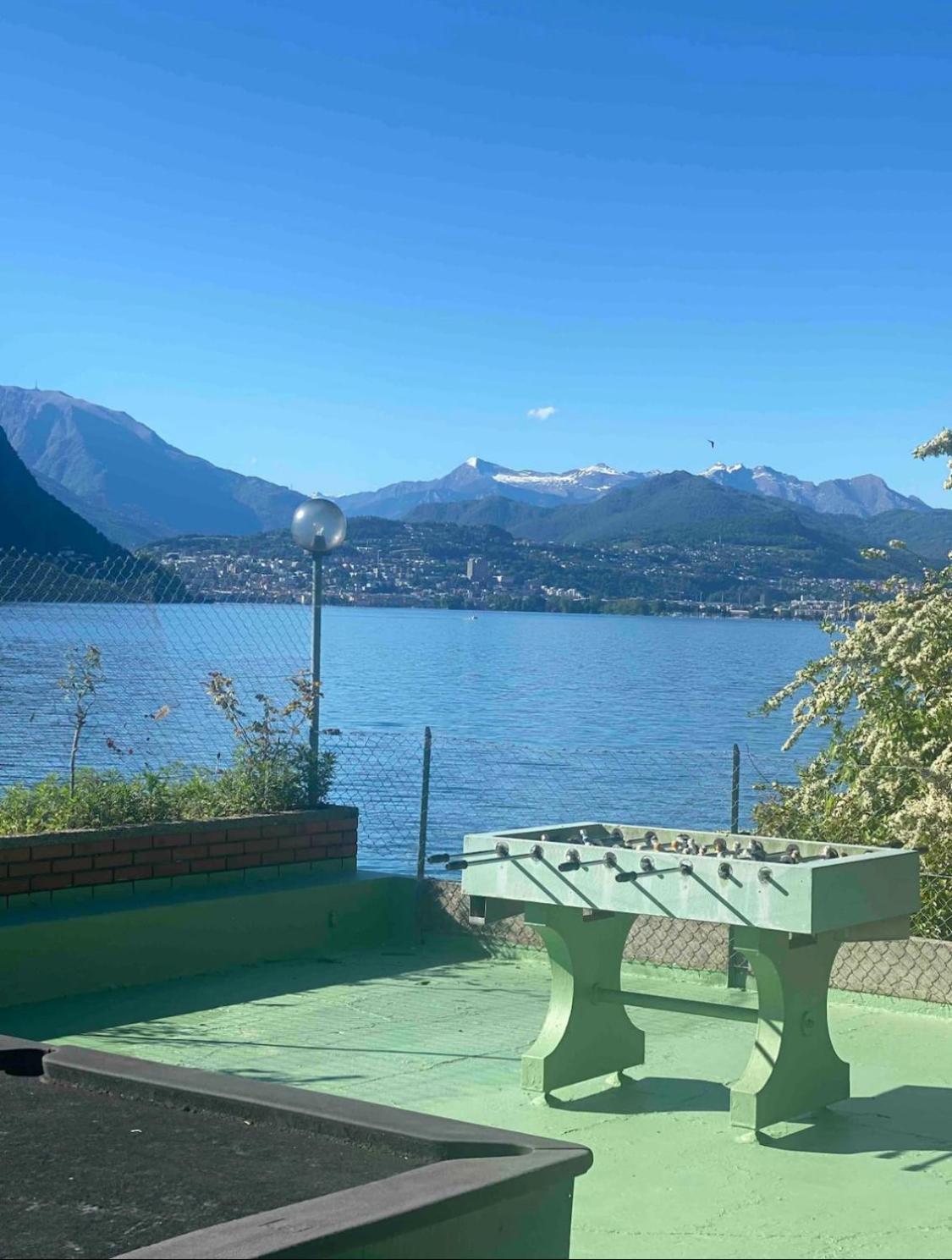 Bellavista Apartment Bissone Luaran gambar